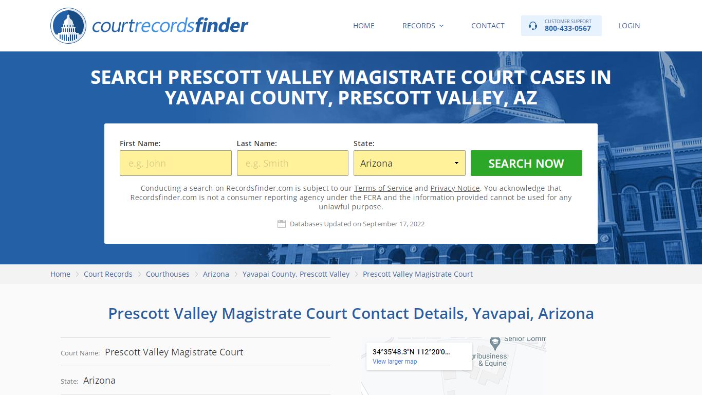 Prescott Valley Magistrate Court Case Search - Yavapai County, AZ ...